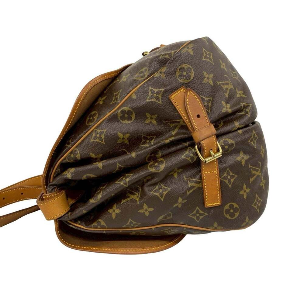 LOUIS VUITTON Vintage Saumur 35 Monogram Leather Shoulder Bag/Body Bag, Brown... - Picture 5 of 10